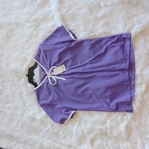 Cracked Wheat Bow Tie Top women's sz large nwt